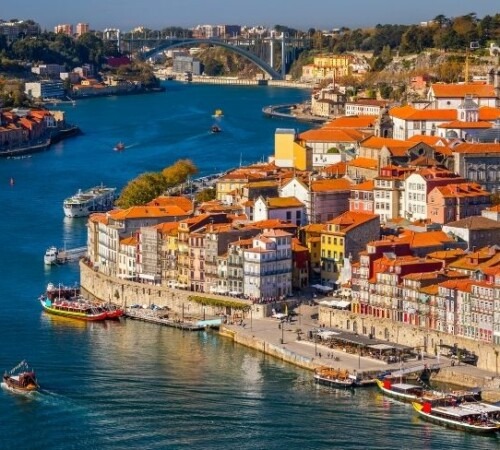 Vista sobre o Porto e Rio Douro